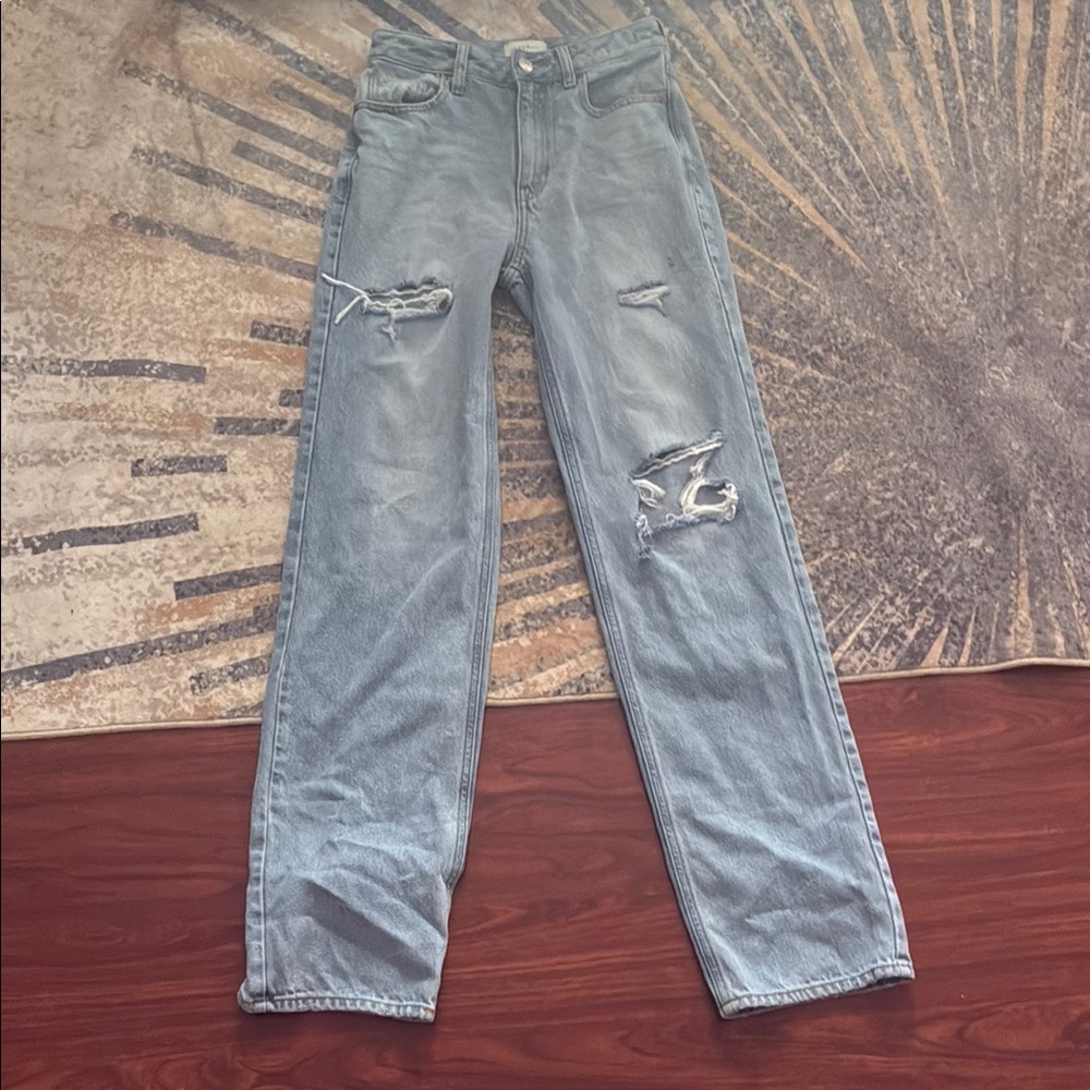 PacSun Blue Straight Leg Jeans Classic Denim - Picture 1 of 5